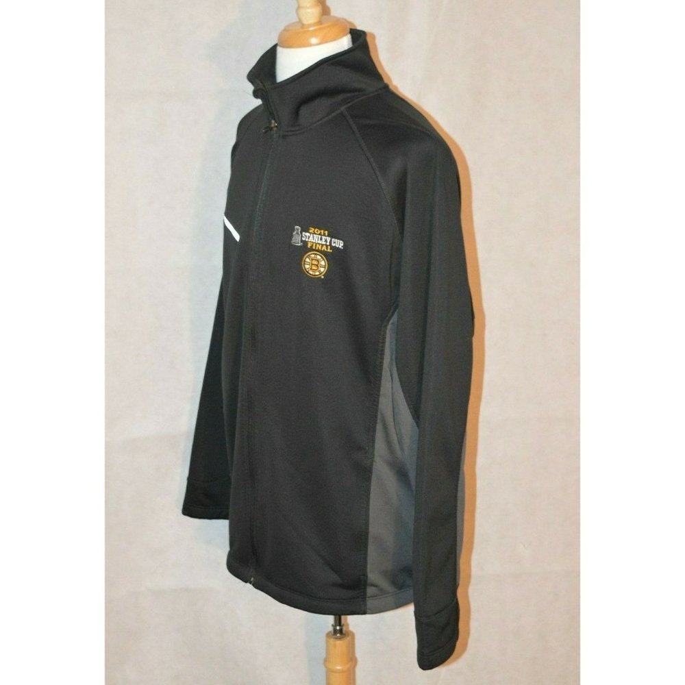 Antigua Boston Bruins 2011 Stanley Cup Final Men's Black Jacket Sz XL - Picture 2 of 11